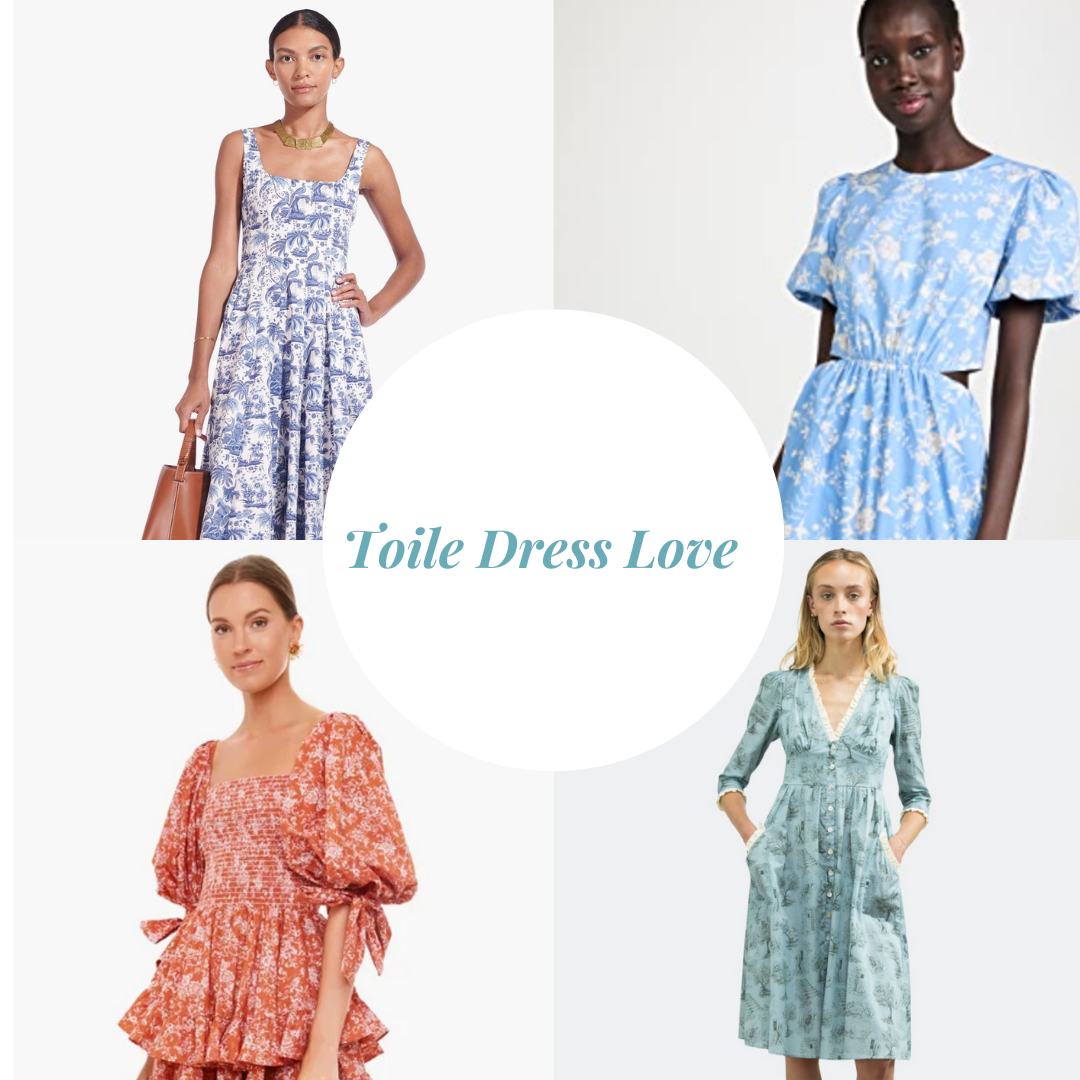 Toile dresses for Spring 